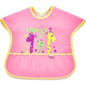 Resim Nessiworld Poli Muşamba Büyük Mama Önlüğü 029 Pembe 