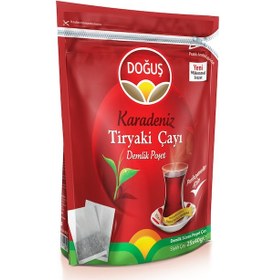 Resim Doğuş Karadeniz Tiryaki Siyah Süzen Demlik Poşet Çay 10'lu 25 x 40 G 