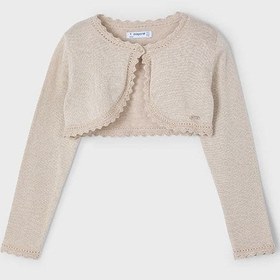 Resim Mayoral Yazlık Kız Örme Bolero Ceket Bej - Bej / 5 Yaş 