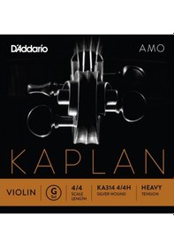 Resim D'Addario Kaplan Amo Series Violin String Ka314 4/4H Silver Wound 