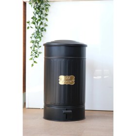 Resim Yıldıray Metal Metal Çöp Kovası Pedallı Mutfak Banyo 30 Litre Çöp Kovası 