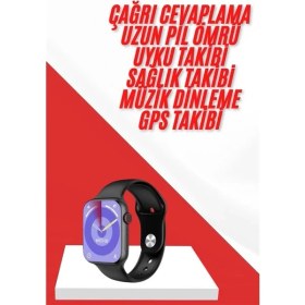 Resim Yeni Nesil Akıllı Saat ve Kulaklık Seti Gümüş Kasa Zarif Tasarım Çok Fonksiyonlu 