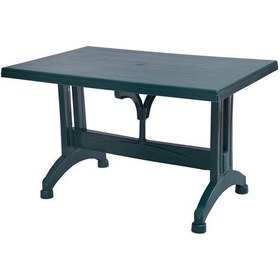 Resim Omnipazar Mt-gf212 Prima Ancora Plastik Dikdörtgen Bahçe Balkon Masa 75x120 Cm Yeşil 
