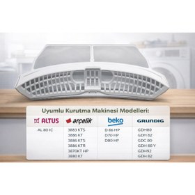 Resim ÖZ BEYAZ EŞYA Grundig GDH 80 Y ÇAMAŞIR KURUTMA MAKİNESİ KASET FİLTRESİ 