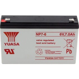 Resim Yuasa Np7-6 6v 7ah Bakımsız Kuru Akü 