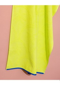 Resim Madame Coco Palmie %100 Pamuk Plaj Havlusu - Yeşil - 70x150 Cm 8684427222850 Yeşil 