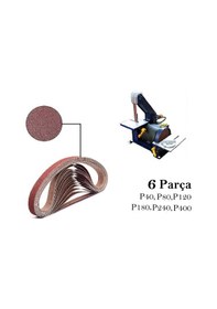 Resim Venoa Promax Pm72503 Uyumlu Bant Zımpara Kağıdı 6 Parça 