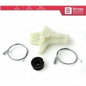 Resim VW Golf MK6 A6 5K 5K1 AJ5 2008-20014 İçin Arka Sol Cam Kriko Seti 