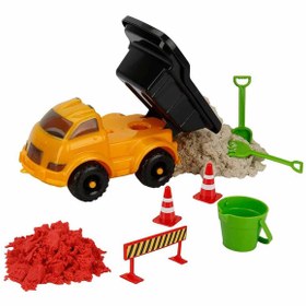 Resim Crafy Neşeli Şantiye Oyun Kumu Seti 500 g 14 Parça - Standart / Standart 
