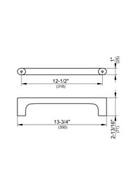 Resim Keuco Edıtıon 400 Tutunma Barı / Havluluk 35Cm Krom 