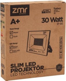 Resim Siyah Kasa Led Projektör Zmr-301/s.65 30w 