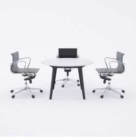 Resim tuundesign Nova 110 Çap Daire Toplantı Masası 