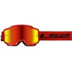 Resim Ls2 Charger Goggles Motokros Gözlük (Irıdıum Camlı) Kırmızı 