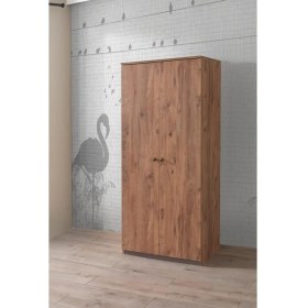 Resim Ekonomik 2 Kapılı Gardrop Elbise Dolabı 80x53x180cm 