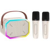 Resim Reedark Taşınabilir Kablosuz Bluetooth Hoparlör Ve Mikrofonlu Kareoke Sistemi - P3 Modeli 