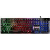 Resim Polygold PG-959 K9 Usb Kablolu Rainbow Aydınlatmalı Gaming Q Klavye 