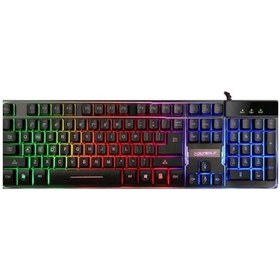 Resim Polygold PG-959 K9 Usb Kablolu Rainbow Aydınlatmalı Gaming Q Klavye 