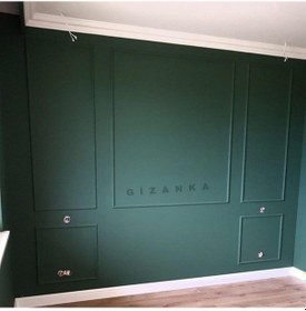 Resim Tv Ünitesi Tasarımı Boyanabilir Çıta Hazır Kesim Anka153 