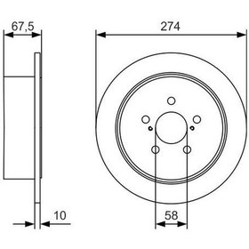Resim BOSCH 0986479A82 Di 26700AG001 (WR452871) (Fiyat:2 Adet İçindir) 