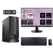 Resim LENOVO Neo 50T AE01ATXS312 i3 12100 16GB RAM 512GB SSD GT730 23.8" FDOS MASAÜSTÜ BİLGİSAYAR 