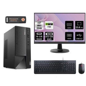 Resim LENOVO Neo 50T AE01ATXS312 i3 12100 16GB RAM 512GB SSD GT730 23.8" FDOS MASAÜSTÜ BİLGİSAYAR 