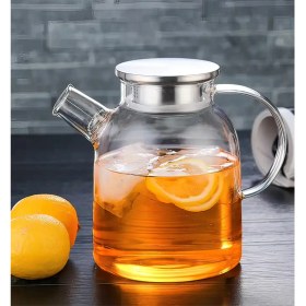 Resim Royaleks Group Çelik Kapaklı Borosilikat Cam Demlik 1500ML ROYALEKS-CM-2003 