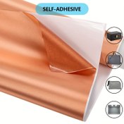 Resim Kendinden yapışkanlı koruyucu kumaş malzeme - EMF, RFID, WiFi, Mikrodalga ve Hücresel Sinyalleri Bloke Edin - DIY Projeler için Elektrikli Bakır Nikel Kumaş - Dikiş, Kesme ve Koruma ile Kolay 