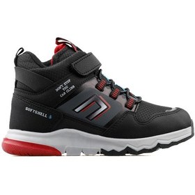 Resim Cool Trex Cırtlı Erkek Çocuk Bot Siyah - Kırmızı 