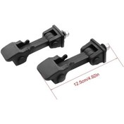 Resim Besthome1 Jeep Wrangler Jk 2008-2017 İçin Siyah Motor Kaputu Kilidi Seti - Güvenlik Artırır, Titreşimi Önler, Korumalı 