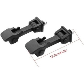 Resim Besthome1 Jeep Wrangler Jk 2008-2017 İçin Siyah Motor Kaputu Kilidi Seti - Güvenlik Artırır, Titreşimi Önler, Korumalı 