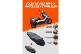 Resim PROOFMOTO VOLTA RM5-X Konfor Sele ve Yağmurluk Kılıf 
