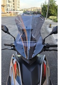 Resim Motocam Volta Revolt Rsx3 Ön Cam 2022-2026 Model 54cm Füme Renkli Sportif 