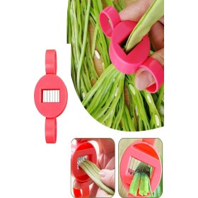 Resim FRY Ayarlanabilir Yeşil Fasulye Dilimleme Kesici Pratik Bamya Bakla Vs Parçalayıcı Dilimleyici 