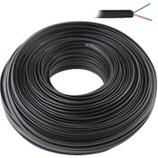 Resim Siyah Renk 100 Metre Telefon Köken Hat Modem Kablosu 100Mt 