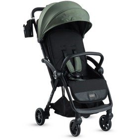 Resim Kraft Star Tek Yönlü Bebek Arabası Yeşil 