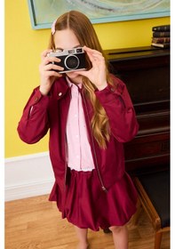 Resim Defacto Twıll Gömlek Kız Çocuk G7043a826spbr506 Bordo-br506 