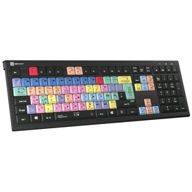 Resim Logickeyboard LKB-PPROCC-A2PC Adobe Premiere Pro CC Kablolu PC Astra 2 Arka Aydınlatmalı Klavye 