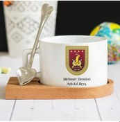 Resim Kara Kuvvetleri Logolu Lüks Fincan Seti 