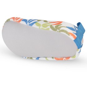 Resim Civil Boys Palmiye Baskılı Tabansız 26-30 Numara Deniz Ayakkabısı - Beyaz - Beyaz / 26 Numara 