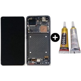 Resim Xiaomi Mi 11 Ultra Uyumlu Çıtalı Oled Lcd Ekran Dokunmatik Siyah + B7000 