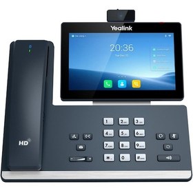 Resim Yealink T58w Pro Android Poe Destekli Ve Adaptörsüz Kameraı Ip Masaüstü Telefon 