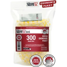 Resim Süzen 92 Klasik Ekonomik Paket 300 Adet Sigara Filtresi 