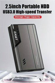 Resim Eaget G68 Taşınabilir Disk 500 Gb.Usb 3.0 Yüksek Hızlı 5Gbps Metal Sağlam Orginal 