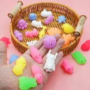 Resim 50/100 adet Karışık Renkli Yaratıcı Kauçuk Oyuncaklar Dağıtım Seti, Sıkıştırma Oyuncakları - Off-Site Hediye, Sınıf Ödülleri, Noel Hediye Çantaları 