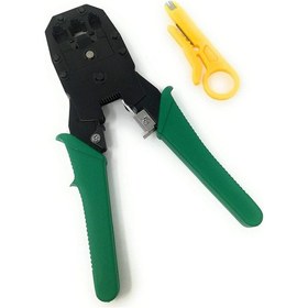 Resim Ağ Kablosu Sıyırma Rj45 Rj11 Kablo Sıkma Pensesi 