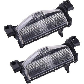 Resim Springsun Mazda 2 & 3 2011-2013 Plaka Aydınlatma Lamba Kabı - 2 Adet Abs Malzeme 