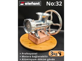 Resim Tb-4 Elefant Manuel Et Kıyma Makinesi Aluminium Döküm 