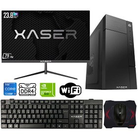 Resim XASER Xsr564 i5 12400F 16GB Ram 512GB NVMe SSD 2GB GT610 23.8" Performans Ofis Bilgisayarı 