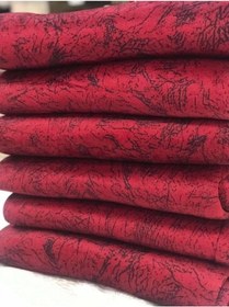 Resim Madame Blue Süngerli Damar Desenli Kaymaz Koltuk & Çekyat Örtüsü Kırmızı 