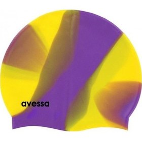 Resim Avessa Mc701 Unisex Silikon Bone Sarı - Mor Çok Renkli 